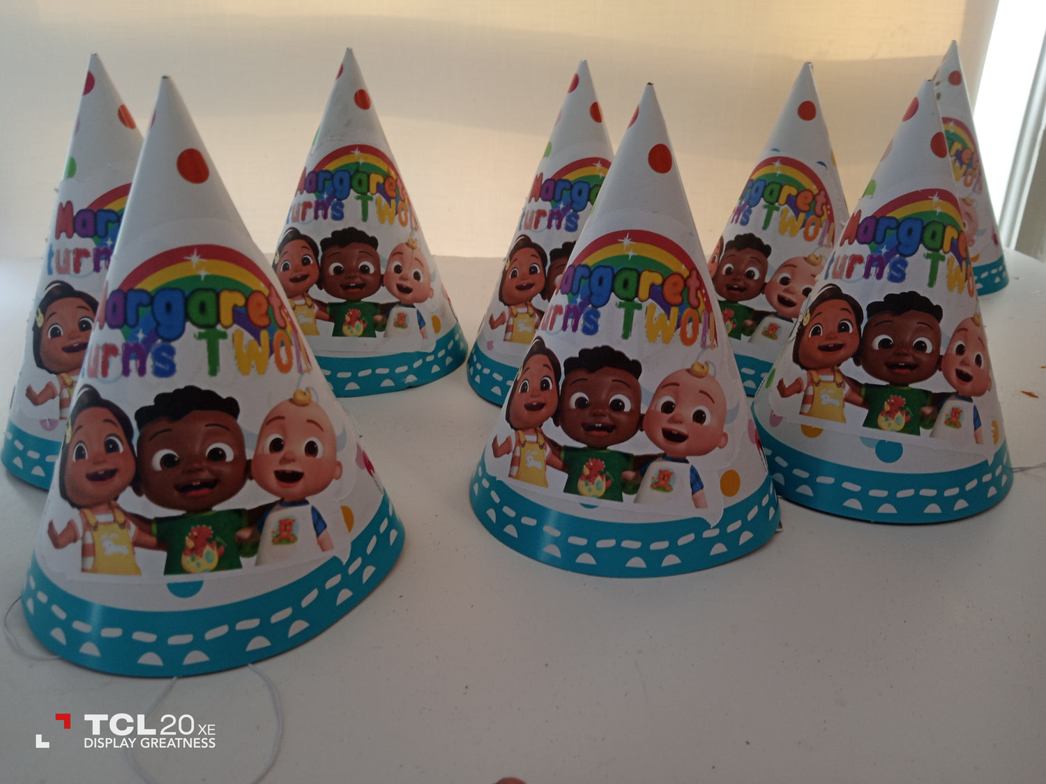 Cocomelon Party Hats