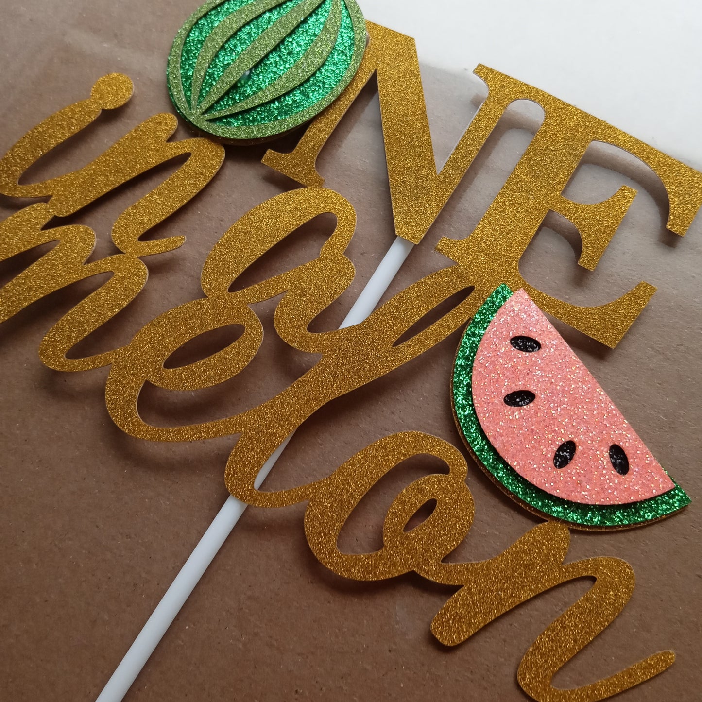 One in a Melon Cake Topper