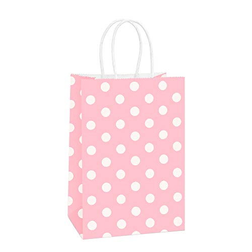 Pink and White Polka Dot Goodie Bags