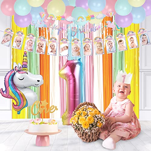 Unicorn 1st Birthday Kit