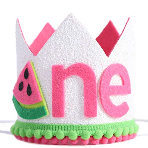 Watermelon 1st Birthday Crown