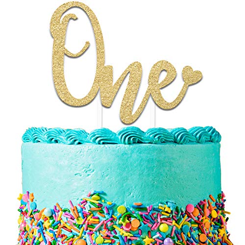 One 1st Birthday Cake Topper