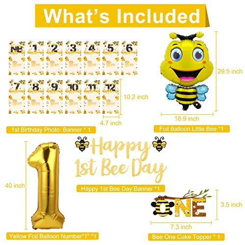 Bumblebee First Bee Day Birthday Decoration Kit