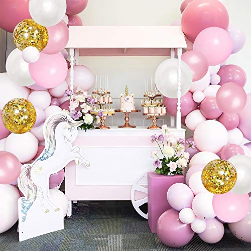 Pink and Gold Balloon Garland Kit