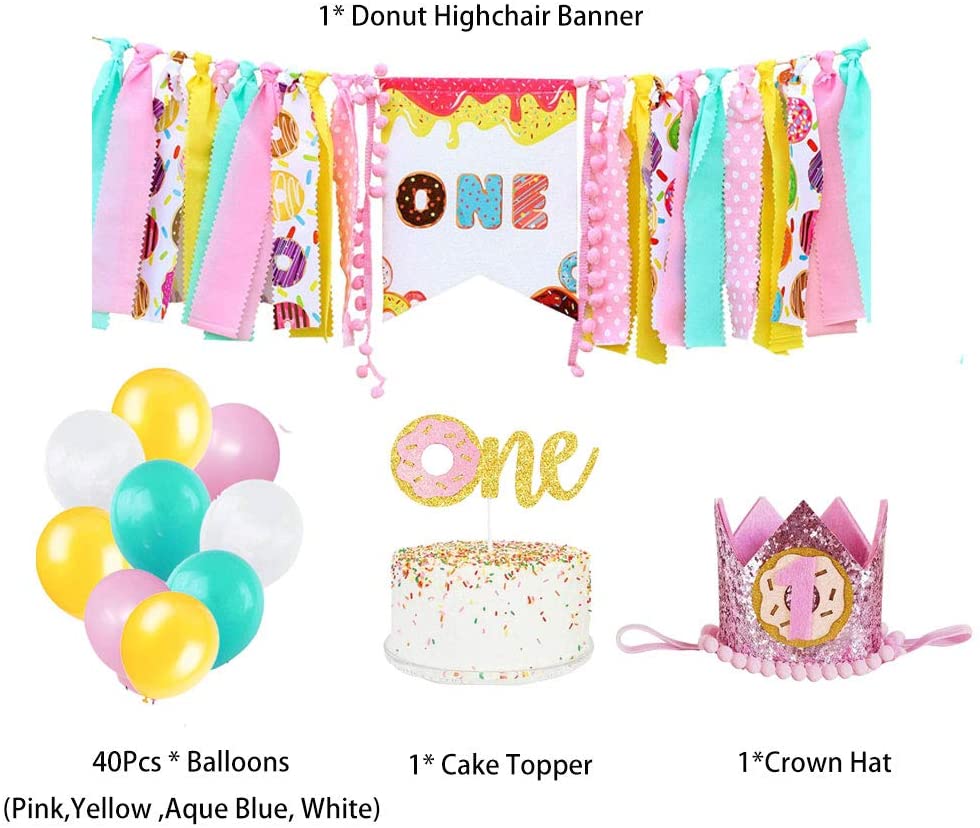 Birthday Donut Cake Smash Set