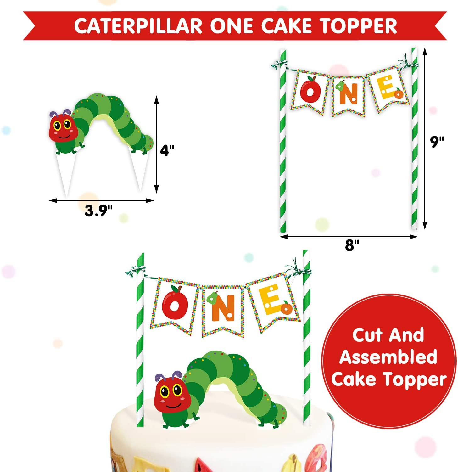 Birthday The Very Hungry Caterpillar Preselection Cake Smash Set