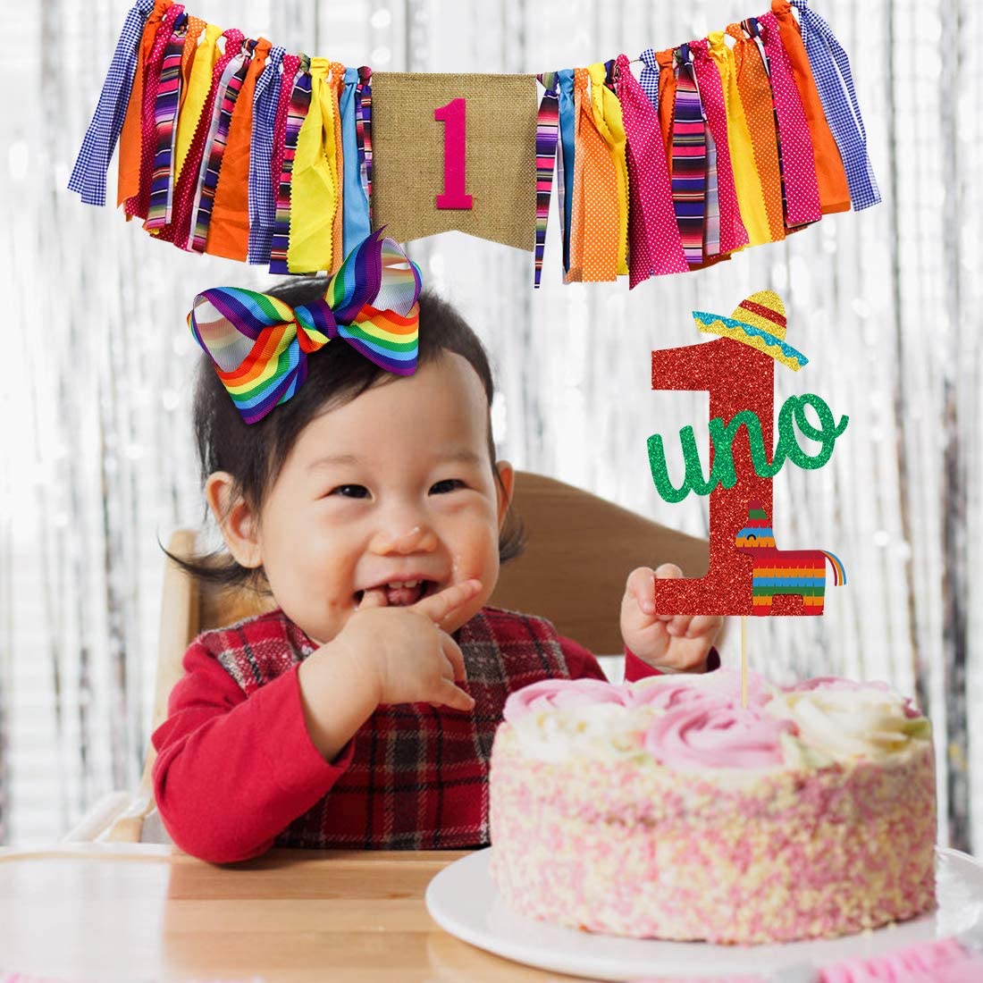 Birthday Feliz Cumpleanos Uno Mexican Cake Smash Set