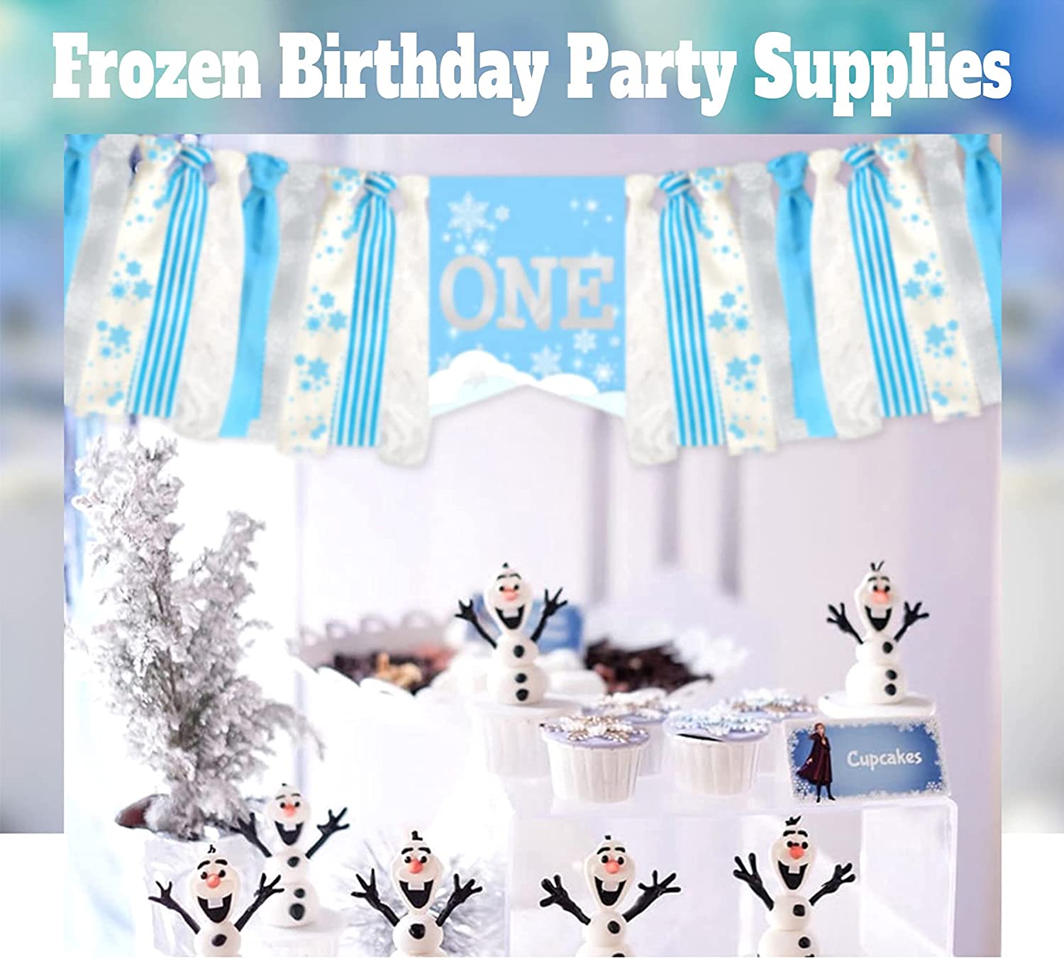 Complete Birthday Frozen Cake Smash Set