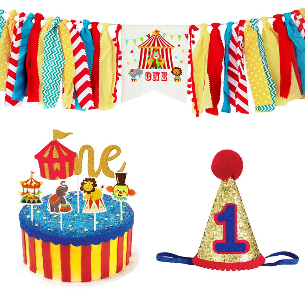 Birthday Circus Carnival Cake Smash