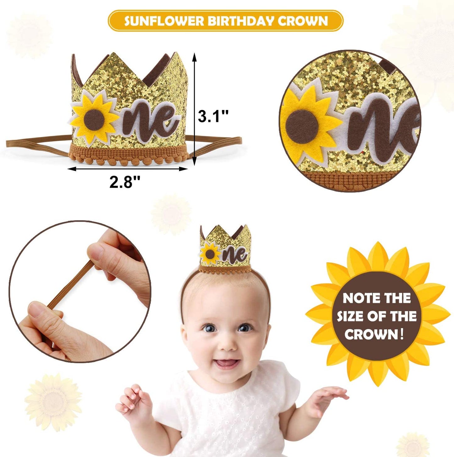 Birthday Sunflower Complete Cake Smash Set