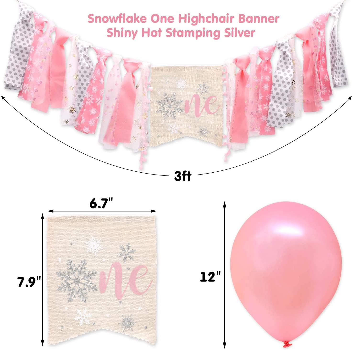 Birthday Frozen Pink Preselection Cake Smash Set