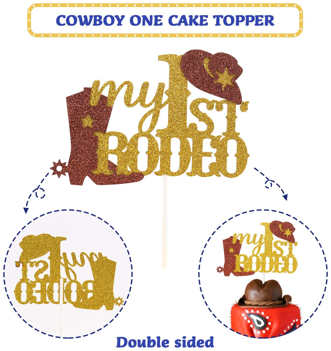 Birthday Cowboy -My First Rodeo Preselection Cake Smash Set
