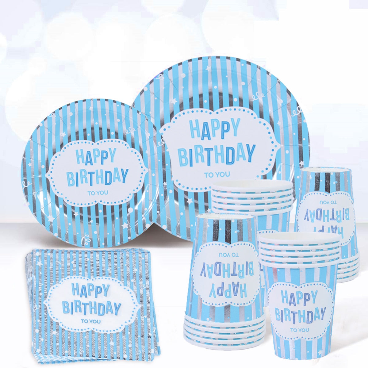 Pink and Blue Birthday Supplies