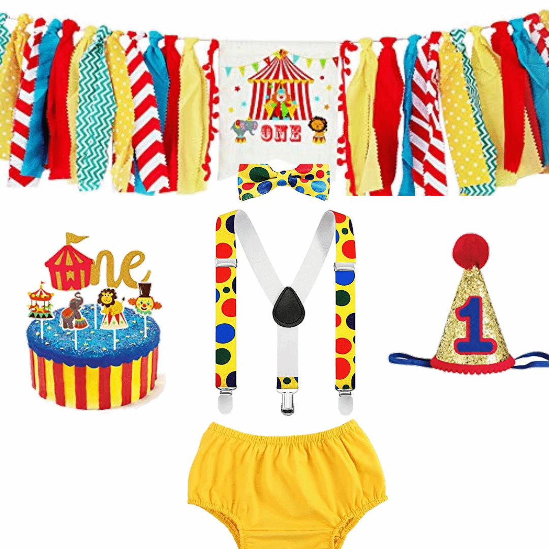Birthday Circus Carnival Cake Smash